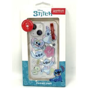 Disney Stitch iPhone 13/14/15 Case Skinny Dip Scrump Holographic Holo NIP